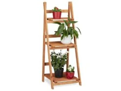 Escalier étagère Meuble Pour Plantes Bois 107 Cm 2013079/2
