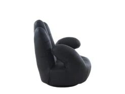 Fauteuil Main Enfant Pivotant En Simili CATCHY - Noir -Meubles Soldes Boutique fauteuil enfant 395643