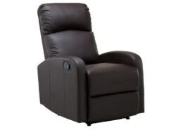 Fauteuil Relax En Simili ISAO - Marron 15 Fauteuil Relax En Simili ISAO - Marron -Meubles Soldes Boutique fauteuil relax 299249
