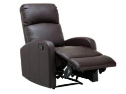 Fauteuil Relax En Simili ISAO - Marron 13 Fauteuil Relax En Simili ISAO - Marron -Meubles Soldes Boutique fauteuil relax 299253