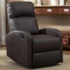 Fauteuil Relax En Simili ISAO - Marron 2 Fauteuil Relax En Simili ISAO - Marron -Meubles Soldes Boutique fauteuil relax 299257