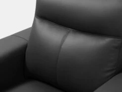 Fauteuil En Cuir MONTANER - Noir 9 Fauteuil En Cuir MONTANER - Noir -Meubles Soldes Boutique fauteuil relax 394547