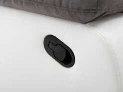 Fauteuil Relax En Microfibre Et Simili TOLZANO - Gris Et Blanc 15 Fauteuil Relax En Microfibre Et Simili TOLZANO - Gris Et Blanc -Meubles Soldes Boutique fauteuil relax 399951