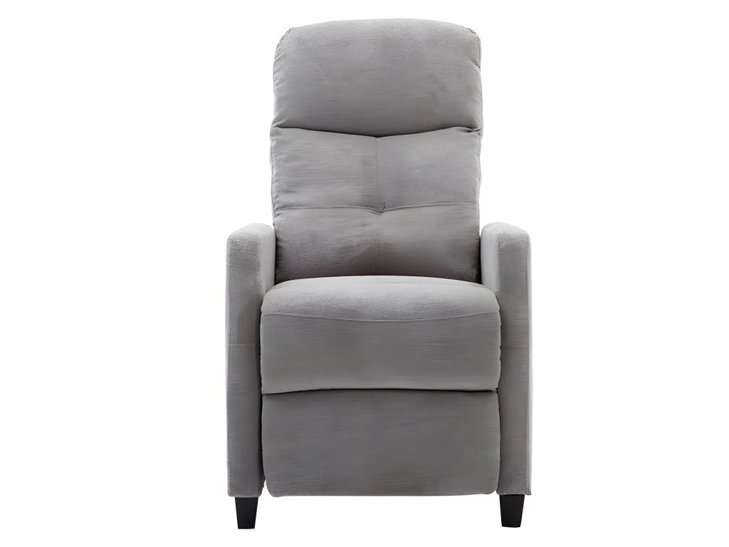 Fauteuil Relax En Tissu FEREOLE - Gris Clair 8 Fauteuil Relax En Tissu FEREOLE - Gris Clair – Image 6