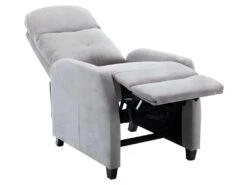 Fauteuil Relax En Tissu FEREOLE - Gris Clair 20 Fauteuil Relax En Tissu FEREOLE - Gris Clair -Meubles Soldes Boutique fauteuil relax 417955