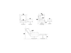 Fauteuil De Relaxation Cuir Beige - EXCELLY N°1 -Meubles Soldes Boutique fauteuil 11122395