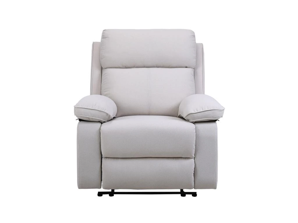 Fauteuil Relax En Tissu Beige LANA 5 Fauteuil Relax En Tissu Beige LANA – Image 3