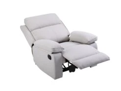 Fauteuil Relax En Tissu Beige LANA 15 Fauteuil Relax En Tissu Beige LANA -Meubles Soldes Boutique fauteuil 11344953