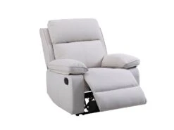 Fauteuil Relax En Tissu Beige LANA 14 Fauteuil Relax En Tissu Beige LANA -Meubles Soldes Boutique fauteuil 11344955