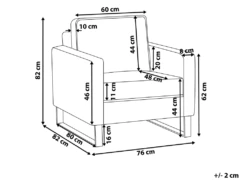 Fauteuil Gris VIND 14 Fauteuil Gris VIND -Meubles Soldes Boutique fauteuil 11709947