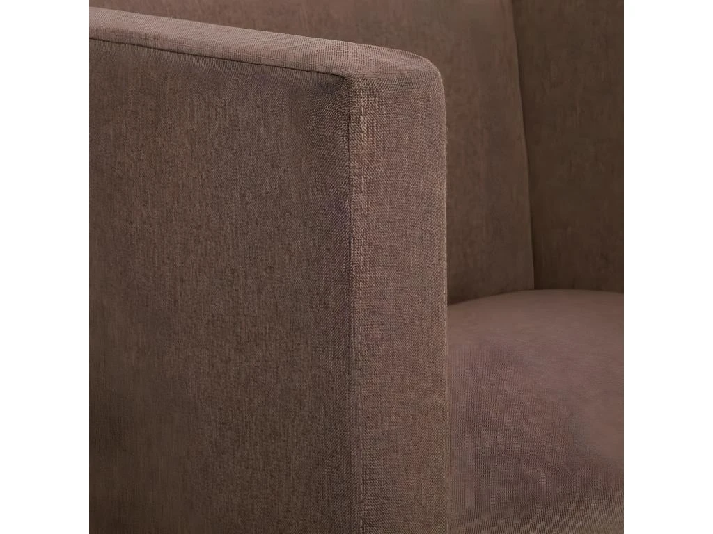 Fauteuil Chaise Siège Lounge Design Club Sofa Salon Cube Marron Polyester 1102268 4 Fauteuil Chaise Siège Lounge Design Club Sofa Salon Cube Marron Polyester 1102268 – Image 2