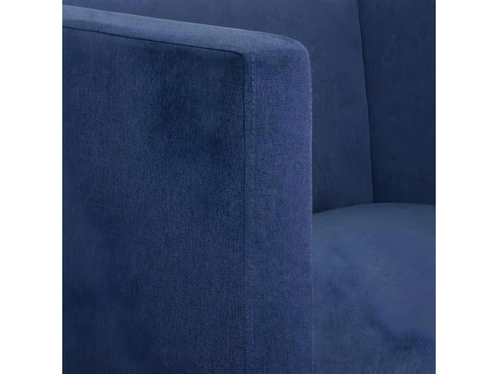 Fauteuil Chaise Siège Lounge Design Club Sofa Salon Cube Bleu Polyester 1102269 4 Fauteuil Chaise Siège Lounge Design Club Sofa Salon Cube Bleu Polyester 1102269 – Image 2