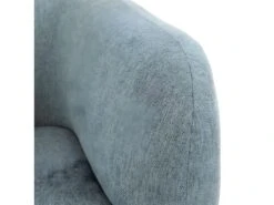 MARVEL - Fauteuil Club Tissu Bleu Clair Pieds Bois -Meubles Soldes Boutique fauteuil 12402153