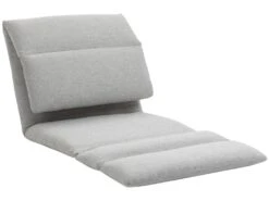 Fauteuil Convertible Fauteuil Paresseux Grand Confort Inclinaison Dossier Multipositions 90°-180° Acier Tissu Gris Clair -Meubles Soldes Boutique fauteuil 12462107