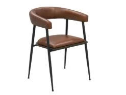 Fauteuil En Cuir Et Métal