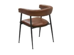 Fauteuil En Cuir Et Métal -Meubles Soldes Boutique fauteuil 12728729