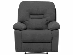 Fauteuil Inclinable En Tissu Gris BERGEN 15 Fauteuil Inclinable En Tissu Gris BERGEN -Meubles Soldes Boutique fauteuil 12871067
