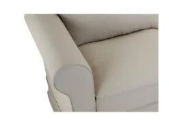 ROY Fauteuil Tissu Beige - L 92 X P 84 X H 81 Cm -Meubles Soldes Boutique fauteuil 12982039