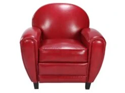 Fauteuil Club Rouge