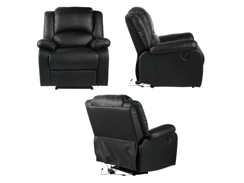 Fauteuil électrique Inclinable CLOUD Noir - HAPPY GARDEN 4 Fauteuil électrique Inclinable CLOUD Noir - HAPPY GARDEN – Image 2