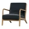 MARK - Fauteuil Scandinave Velours Anthracite 2 MARK - Fauteuil Scandinave Velours Anthracite -Meubles Soldes Boutique fauteuil 13262223