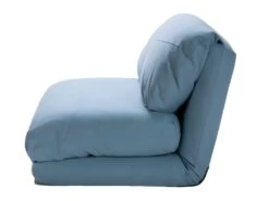 Nalo - Chauffeuse Convertible 1 Place En Tissu - Couleur - Bleu Pastel 13 Nalo - Chauffeuse Convertible 1 Place En Tissu - Couleur - Bleu Pastel -Meubles Soldes Boutique fauteuil 13288245
