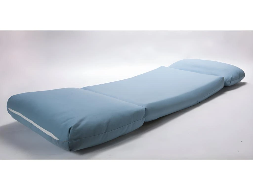 Nalo - Chauffeuse Convertible 1 Place En Tissu - Couleur - Bleu Pastel 8 Nalo - Chauffeuse Convertible 1 Place En Tissu - Couleur - Bleu Pastel – Image 6