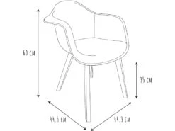 Fauteuil Scandinave Pour Enfant Imitation Fourrure -Meubles Soldes Boutique fauteuil 13452731