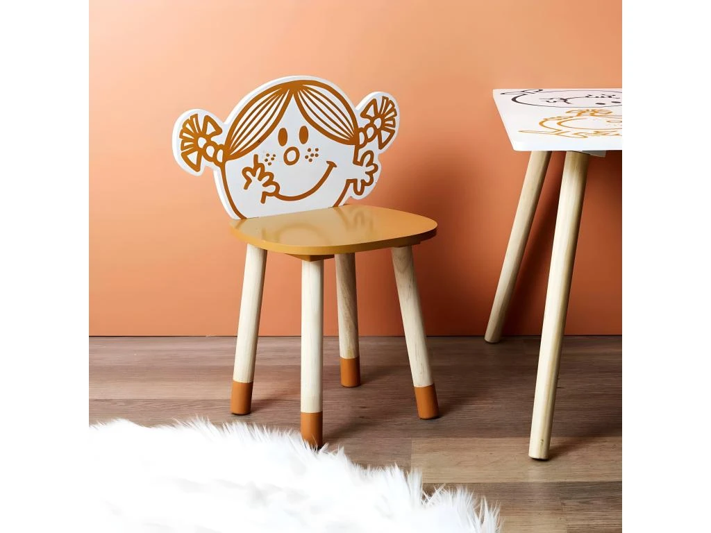 Chaise En Bois Pour Enfant Monsieur Madame Madame Bonheur 4 Chaise En Bois Pour Enfant Monsieur Madame Madame Bonheur â Image 2