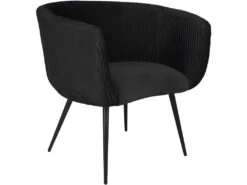 Fauteuil En Velours Majestic