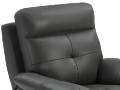 Fauteuil Relax En Cuir Gris VINETA 22 Fauteuil Relax En Cuir Gris VINETA -Meubles Soldes Boutique fauteuil 13621811