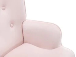 Fauteuil En Velours Rose VATELY -Meubles Soldes Boutique fauteuil 14811687