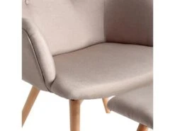 Fauteuil Et Repose-pied Boston -Meubles Soldes Boutique fauteuil 15092665