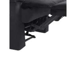 Fauteuil De Relaxation En Velours Noir ESLOV -Meubles Soldes Boutique fauteuil 16166011