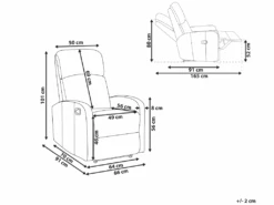Fauteuil De Relaxation En Cuir PU Noir Avec LEDs Et Port USB VIRRAT 12 Fauteuil De Relaxation En Cuir PU Noir Avec LEDs Et Port USB VIRRAT -Meubles Soldes Boutique fauteuil 16613477