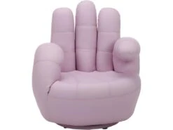 Fauteuil Main Pivotant CATCHY En Simili - Noir -Meubles Soldes Boutique fauteuil 166694