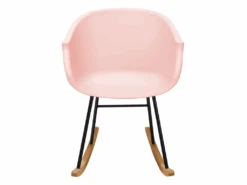 Chaise à Bascule Rose HARMONY -Meubles Soldes Boutique fauteuil 16682053