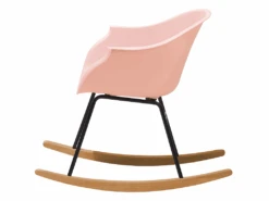 Chaise à Bascule Rose HARMONY -Meubles Soldes Boutique fauteuil 16682055