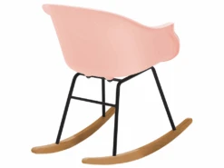 Chaise à Bascule Rose HARMONY -Meubles Soldes Boutique fauteuil 16682059