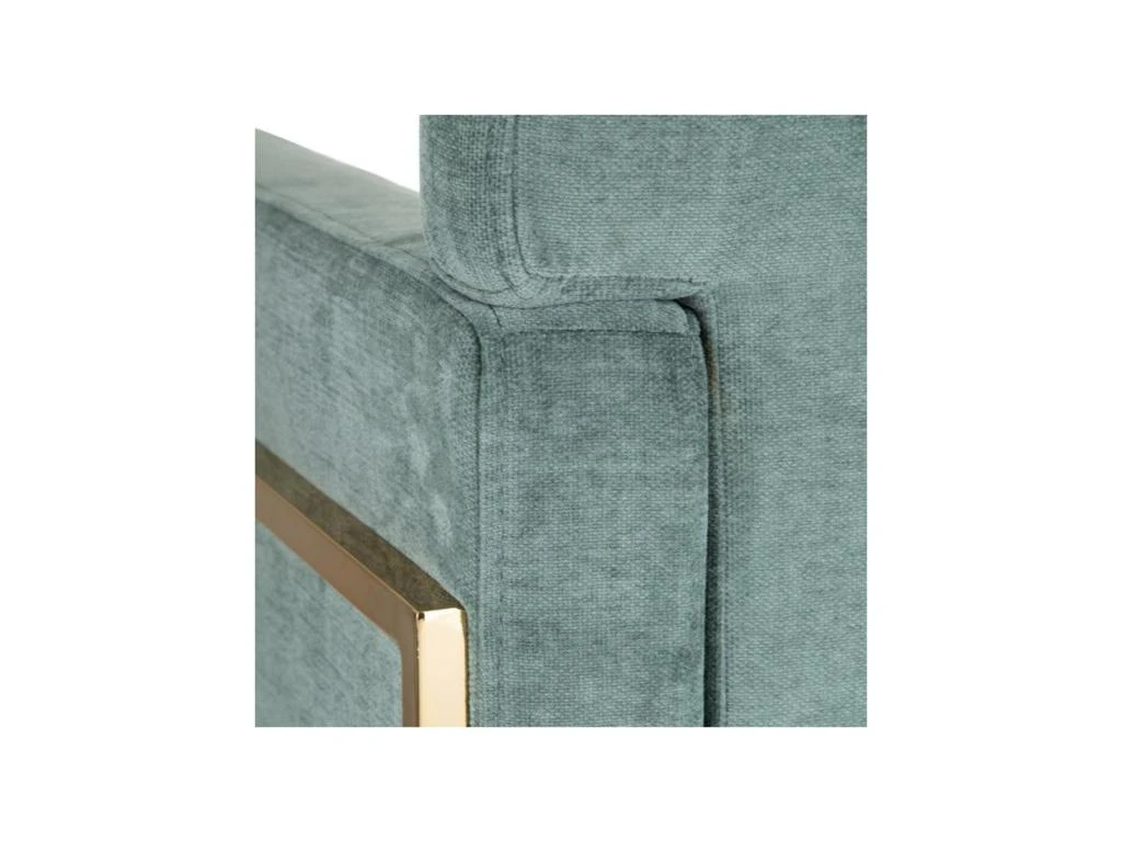 Fauteuil Métal Doré/Tissu Vert D'eau - NOFOA 8 Fauteuil Métal Doré/Tissu Vert D'eau - NOFOA – Image 6