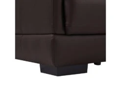 Fauteuil En Cuir De Buffle MANUELLA - Marron -Meubles Soldes Boutique fauteuil 18364203