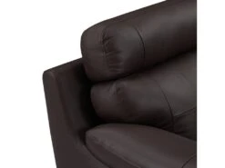 Fauteuil En Cuir De Buffle MANUELLA - Marron -Meubles Soldes Boutique fauteuil 18364209