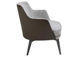 Fauteuil En Tissu Pied-de-poule 5011 ANGEL CERDA -Meubles Soldes Boutique fauteuil 18429953