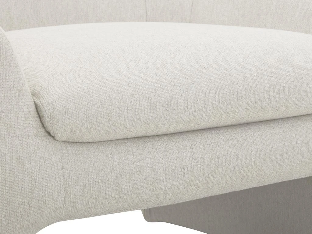 Fauteuil En Tissu Beige DORINE 7 Fauteuil En Tissu Beige DORINE – Image 5