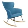 Chaise à Bascule Pärumm Kamil Aigue-Marine 68,5x82x86,5 Cm -Meubles Soldes Boutique fauteuil 20998079