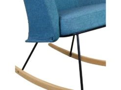 Chaise à Bascule Pärumm Kamil Aigue-Marine 68,5x82x86,5 Cm -Meubles Soldes Boutique fauteuil 20998087