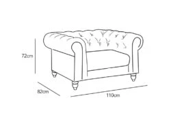 Fauteuil Chesterfield Capitonné - Couleurs - Pu Taupe, Types De Canapé - Fauteuil Chesterfield -Meubles Soldes Boutique fauteuil 21088965