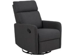 Miks Fauteuil Relax Avec Fonction Balançoire, Gris.