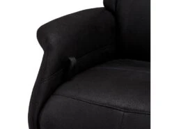 Dode Fauteuil Relax, Noir, Métal Argenté. -Meubles Soldes Boutique fauteuil 22114299