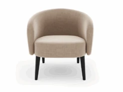 Fauteuil Tissu Velours Beige Taupe 12 Fauteuil Tissu Velours Beige Taupe -Meubles Soldes Boutique fauteuil 22249655